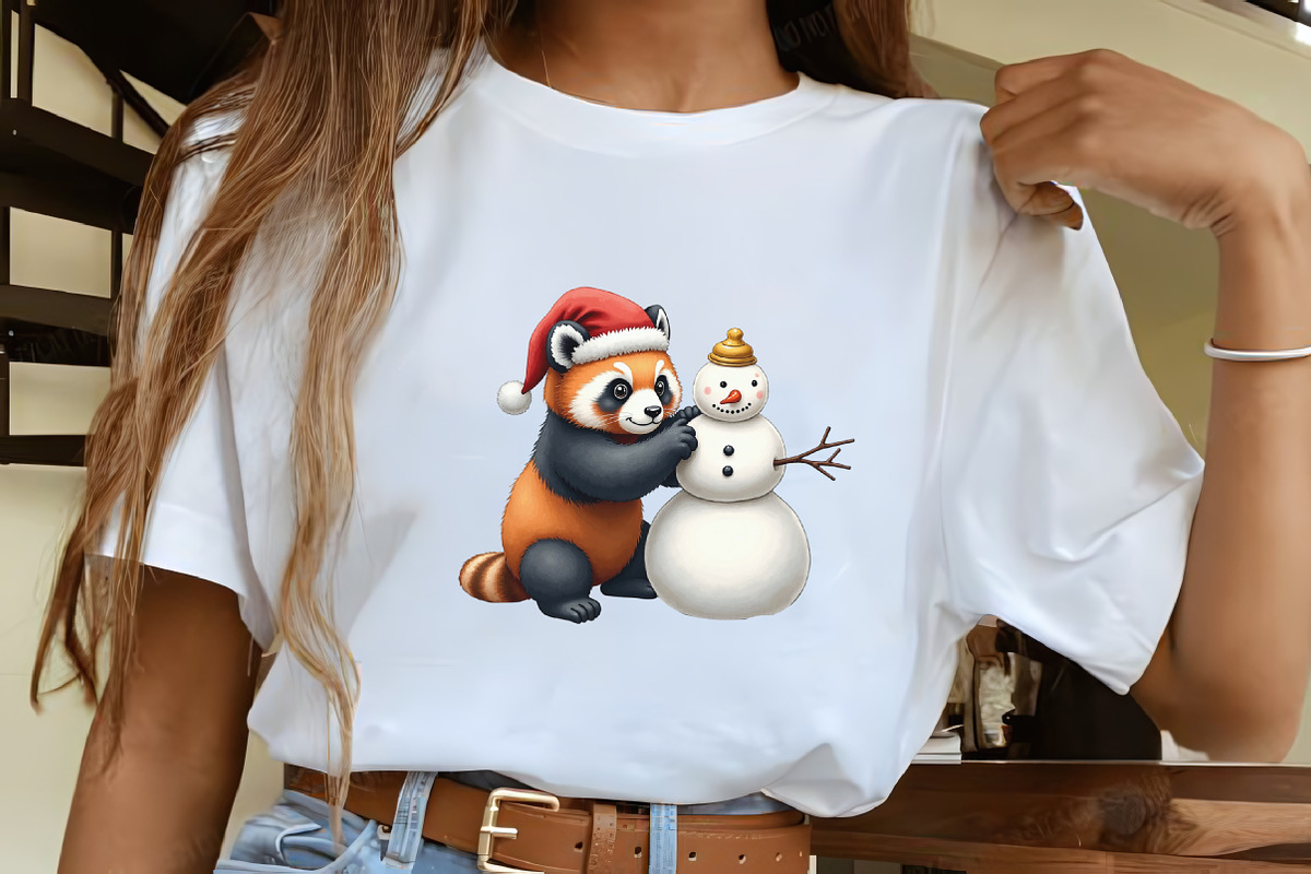 Christmas Panda Sublimation Clipart, an Illustration by CrexoraLab (Photo 4 of 5)