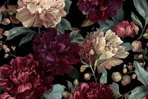 Opulent Peony Seamless Pattern, a Pattern Graphic by Virgo Studio