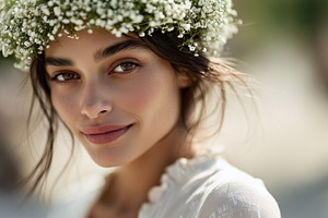 Young slavic woman with a gentle, a Person Photo by MistyDay