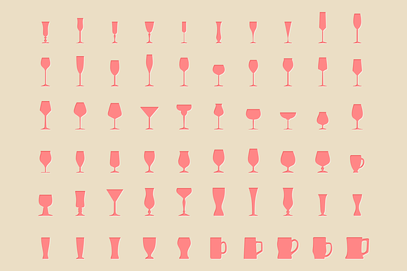 Glass Vector Icons