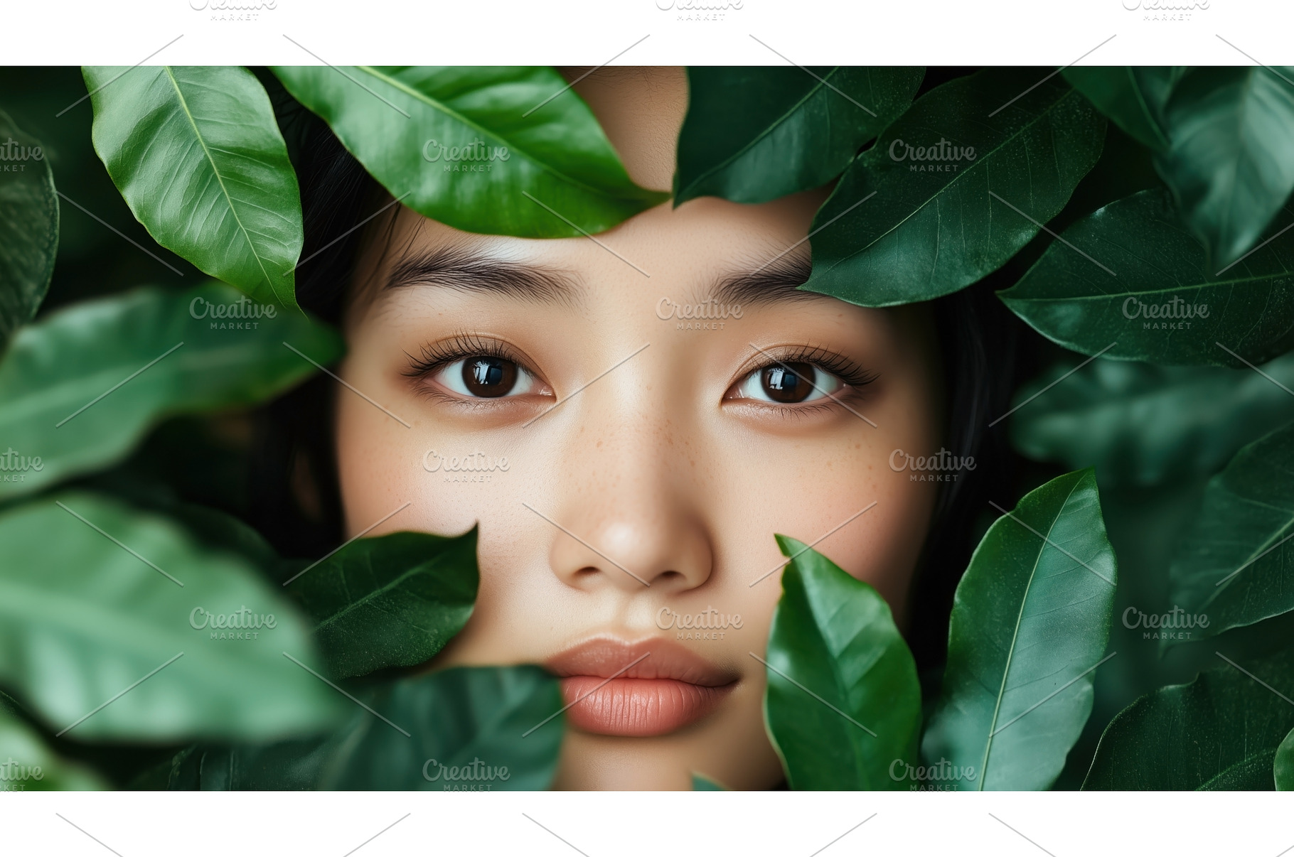 Close-up of an Asian woman's face, a Person Photo by Sergey Kotenev