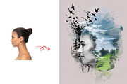 Surreal Double Exposure Photo Effect, a Brushes & More by MRI STUDIO (Thumbnail 7 of 19)