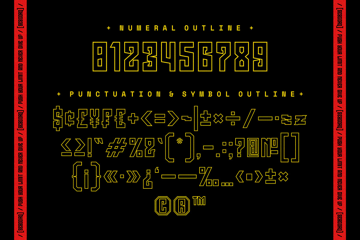NCL Sebgorq - Urban Font, a Sans Serif Font by Enxyclo Studio (Photo 15 of 19)
