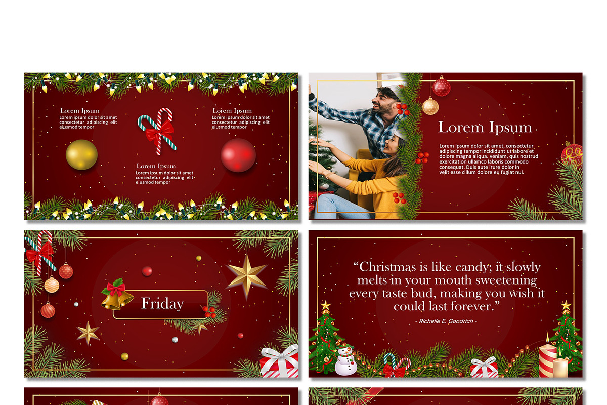 Merry Christmas Presentation, a Presentation Template by SKY CREATION (Photo 6 of 7)