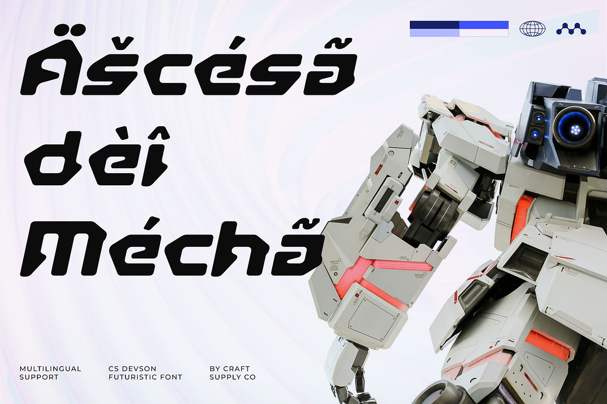 CS Revson – Futuristic Font, a Sans Serif Font by Craft Supply Co. (Photo 4 of 7)