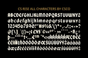 CS Rise – Blackletter Font, a Blackletter Font by Craft Supply Co. (Thumbnail 8 of 8)