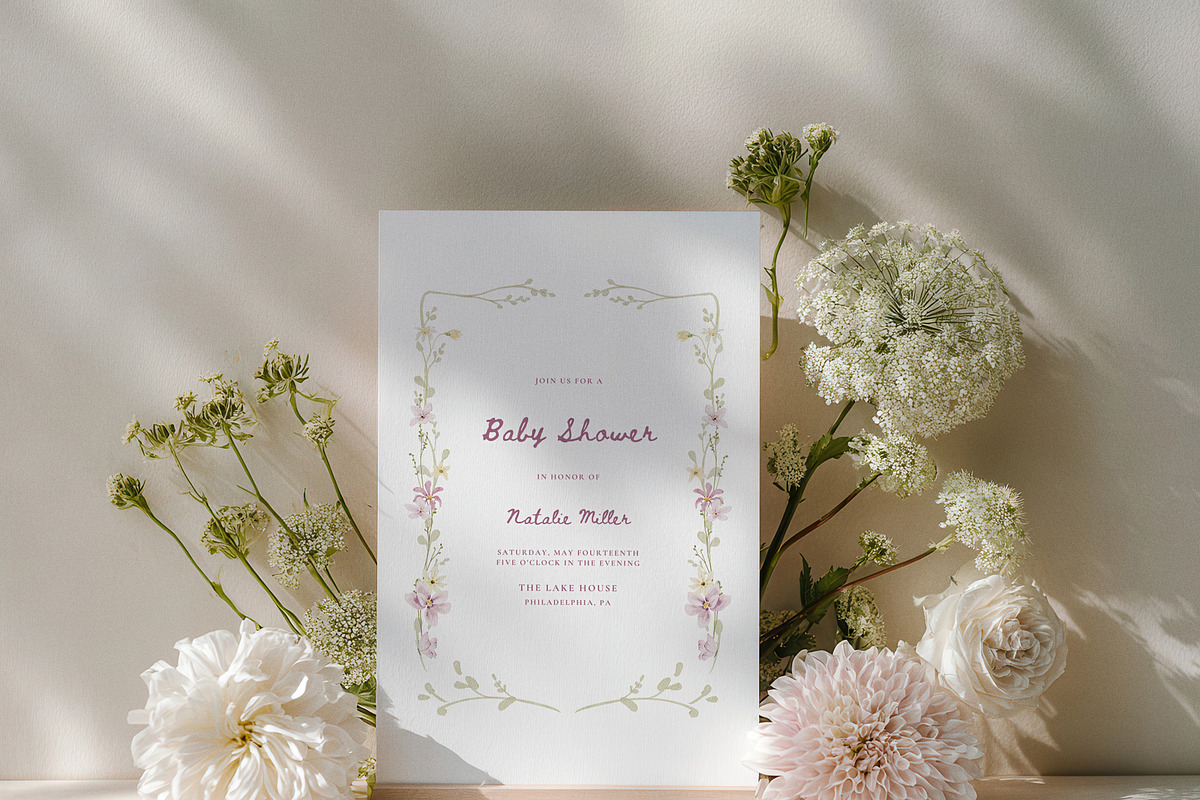 Watercolor Wildflower Garden, a Decorative Illustration by Altea Design Studio (Photo 18 of 18)