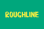 ROUGHLINE | Fun Display Font, a Handwritten Font by Yuby Creative (Thumbnail 1 of 6)
