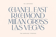 The Sapphire - A Calligraphic Serif, a Serif Font by Ivan Rosenberg (Thumbnail 9 of 19)