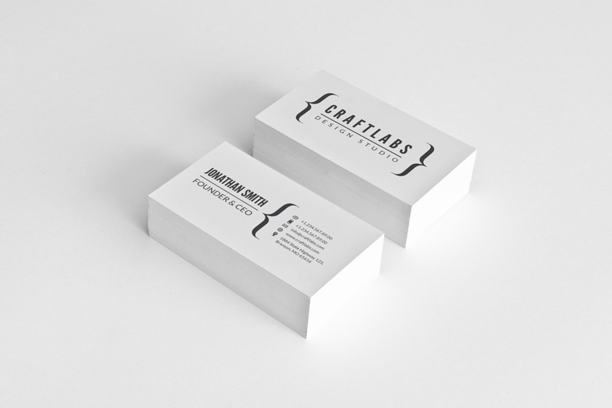 Simple Minimal Business Card 13, a Business Card Template by ND Design (Photo 1 of 5)