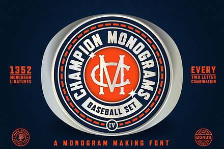 Retro-Era Baseball Serif Style 4
