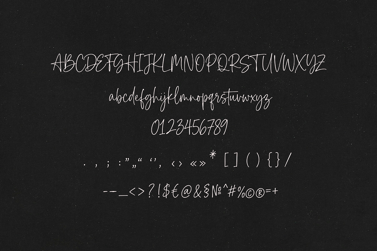 Chloe Mathel Handwritten Font, a Script Font by gafaroff studio (Photo 10 of 10)
