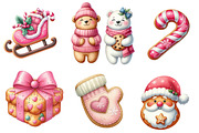 Christmas Cookie Clipart, an Illustration by CreationArt (Thumbnail 5 of 5)