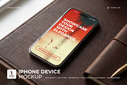 Premium iPhone Device Mockup, an iPhone Mockup by Heinzel Std Mockup (Thumbnail 1 of 5)