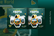 Modern Travel Design Template, a Graphic by Sashamim22 (Thumbnail 1 of 3)