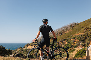 Back view of a male cyclist, a Sports & Recreation Photo by Artem Varnitsin
