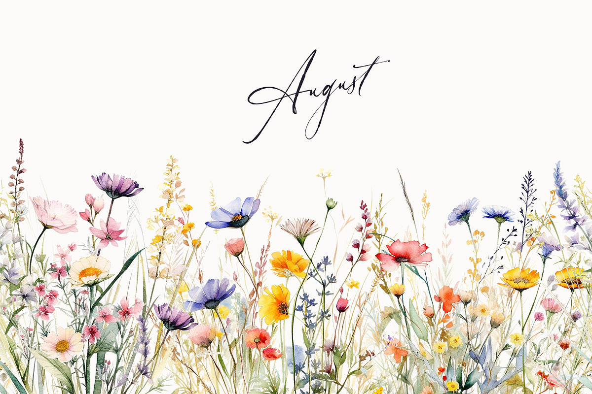Watercolor Floral Bundle (45 in 1), a Decorative Illustration by Lana Elanor (Photo 85 of 180)