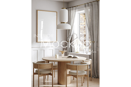 Frame mockup in home interior, a Design Template by Artjafara