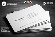 Simple Individual Business Cards, a Business Card Template by Galaxiya (Thumbnail 1 of 10)