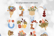 Autumn Women. Floral Abstract Set, an Object Graphic by Julie&Taily (Thumbnail 18 of 21)