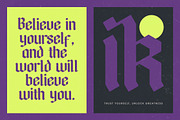 Mystic Venom Modern Blackletter, a Blackletter Font by timelesstype.co (Thumbnail 12 of 20)