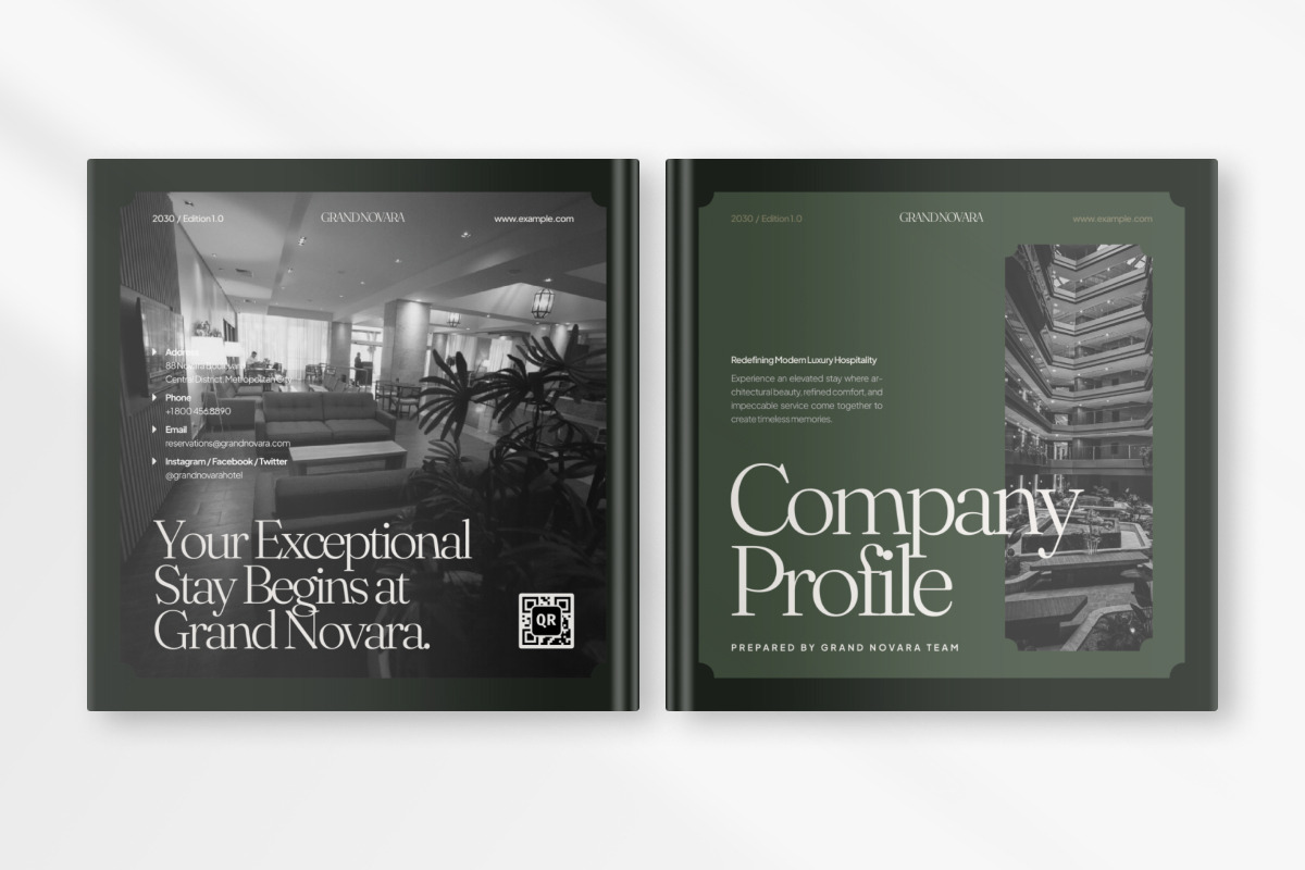 Square Luxury Hotel Company Profile, a Brochure Template by productype1 (Photo 4 of 6)