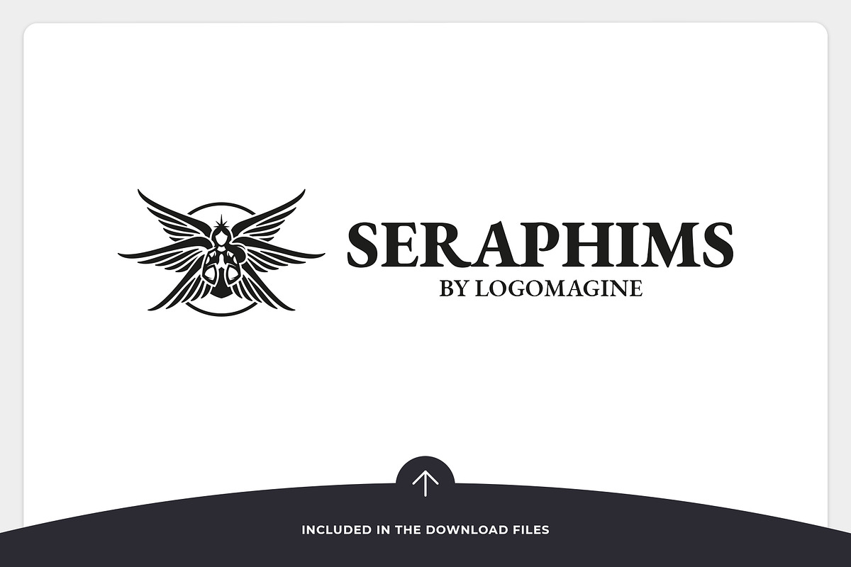 Seraphims - Angel Logo Template, a Branding & Logo Template by LOGOMAGINE (Photo 16 of 16)