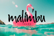 Samalona Textured Font, a Handwritten Font by AaType. (Thumbnail 9 of 10)