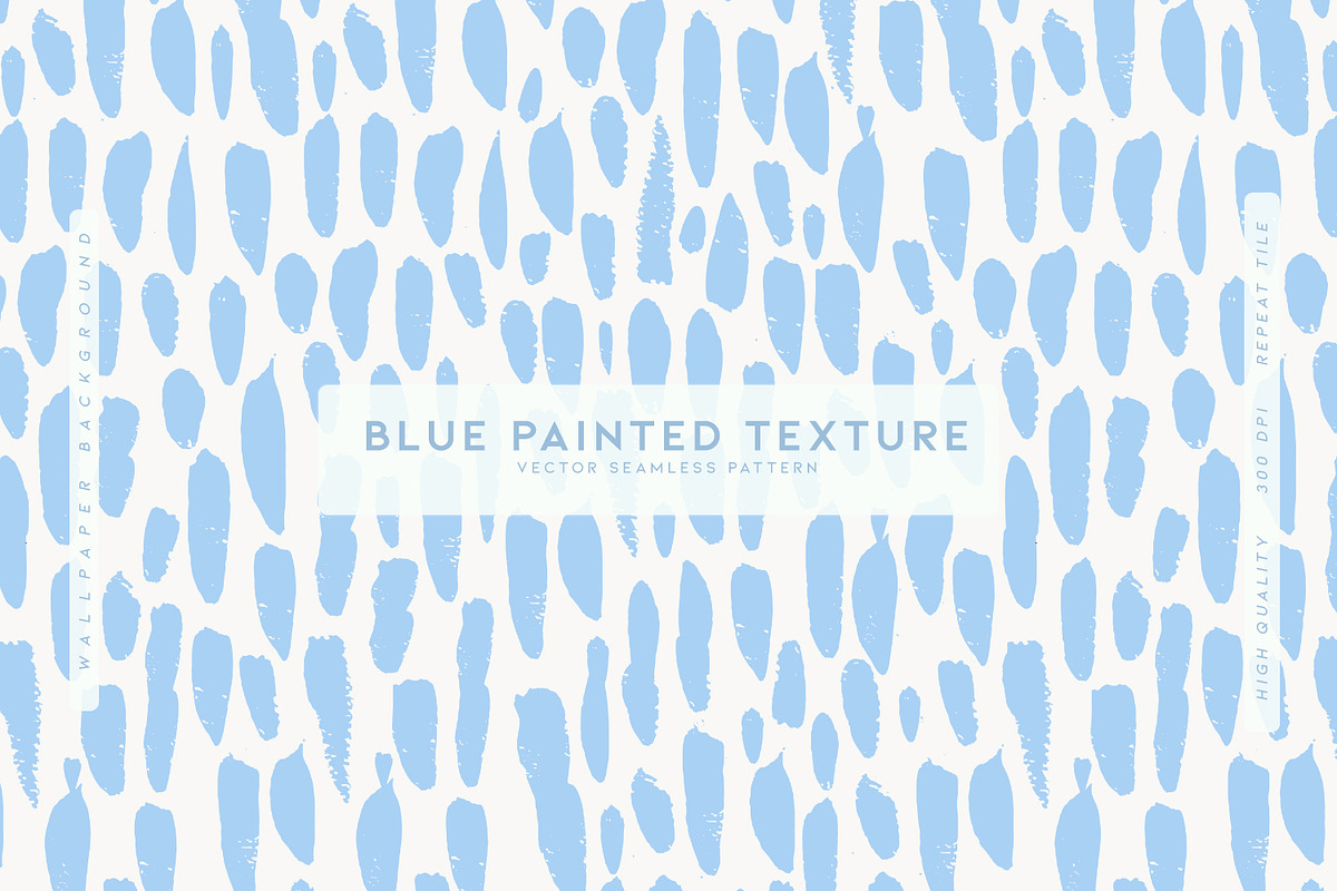 Blue Painted Texture, a Pattern Graphic by MalyskaStudio (Photo 1 of 15)