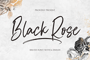 Black Rose, a Script Font by N (Thumbnail 1 of 8)
