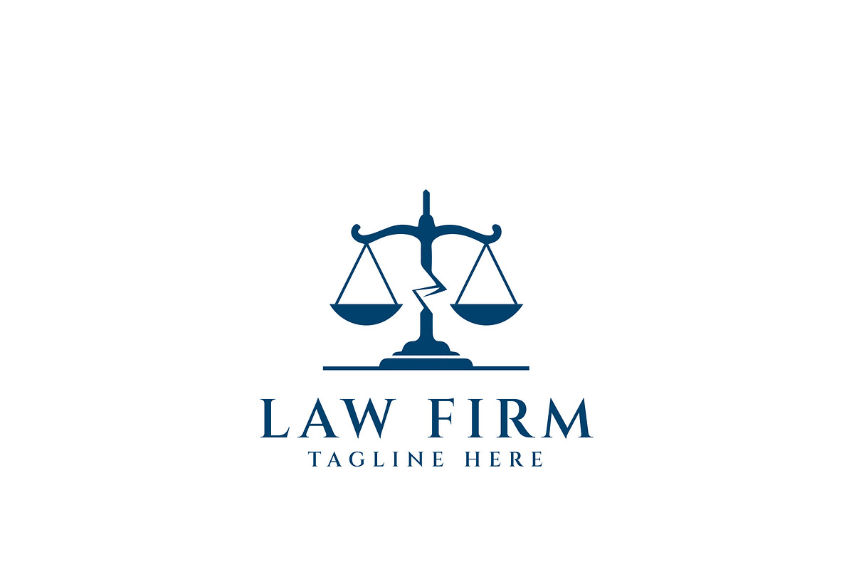 Clean Law Firm Logo, a Branding & Logo Template by HueNestify (Photo 1 of 3)