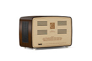 Antique Radio, an Object 3D Model by CGAxis (Thumbnail 3 of 6)