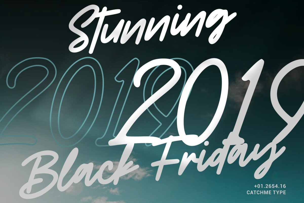 Catchme - Signature Font preview 7