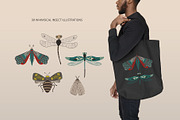 Folk Art Insects., an Animal Illustration by Annakniaz (Thumbnail 2 of 15)