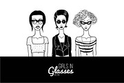 People in sunglasses set, a Person Illustration by AnastasiaFears (Thumbnail 2 of 4)
