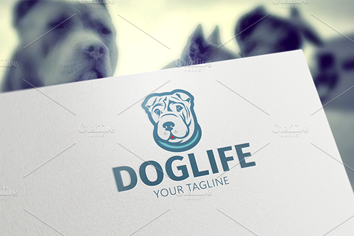 Dog Life, a Branding & Logo Template by Steinar Logo