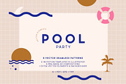 Summer Vector Seamless Patterns, a Pattern Graphic by All This Concept (Thumbnail 1 of 12)