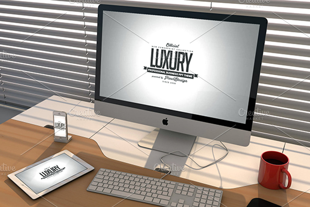 Luxury PowePoint Template, a Presentation Template by VladAlexandru93 (Photo 1 of 4)