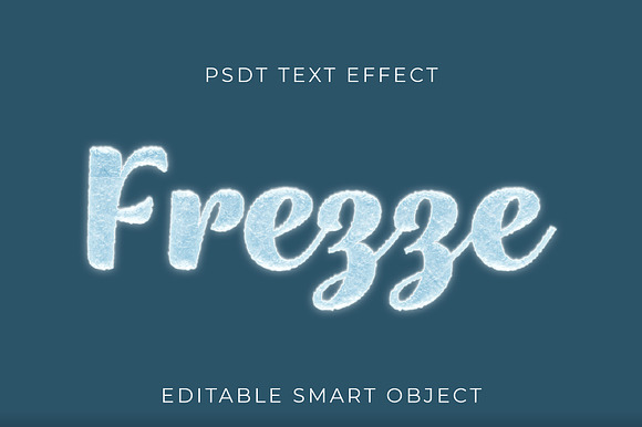 Frozen Script Text Effect preview 2