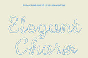 CS Melanie Dashed, a Script Font by Craft Supply Co. (Thumbnail 3 of 8)