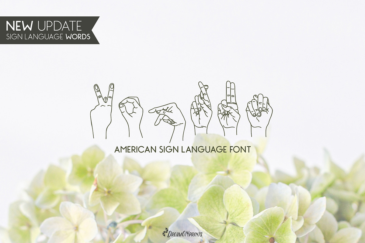 Koprun - American Sign Language Font