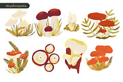 HELLO AUTUMN: clipart|border|pattern, a Seasonal Illustration by Elliko shop (Thumbnail 7 of 12)