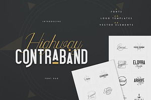 Highway Contraband - Font Duo More