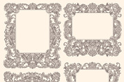 Collection vintage engraved frames., a Decorative Illustration by Vector Engraving (Thumbnail 4 of 31)