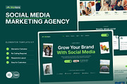 Markora - Social Media Marketing, a WordPress Template by SLAB! Design (Thumbnail 1 of 5)
