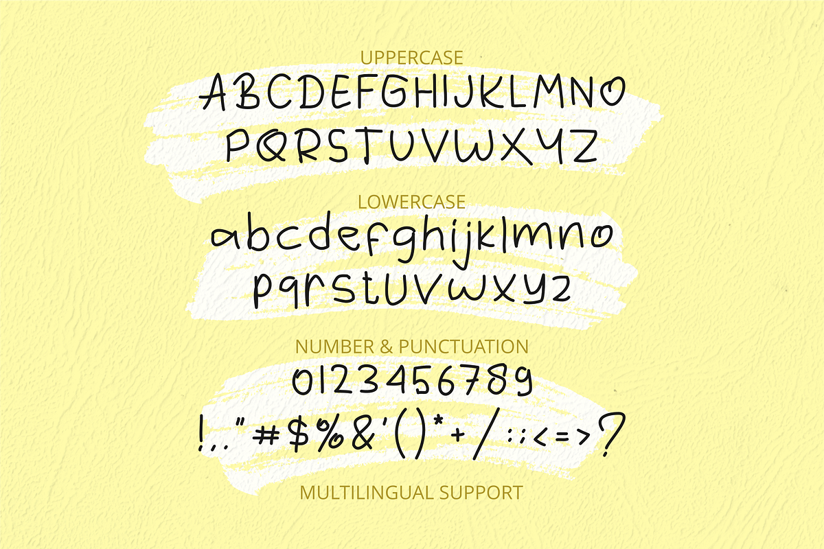 Mory - Kindergarten Font, a Handwritten Font by Mabhal Studio (Photo 4 of 6)