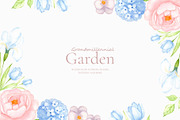 Grandmillennial Garden collection, a Decorative Illustration by Liliia Polos Illustration (Thumbnail 2 of 15)