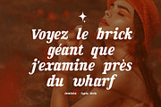 Dominica - Retro Italic, a Slab Serif Font by Typia Nesia (Thumbnail 9 of 10)