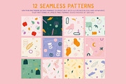 Graphical Seamless Patterns - Vector, a Pattern Graphic by Carole Chevalier (Thumbnail 2 of 9)
