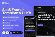 Clavio SaaS Framer Template UI Kit, an UI Kit Template by Lumina_ui_ux202 (Thumbnail 1 of 7)